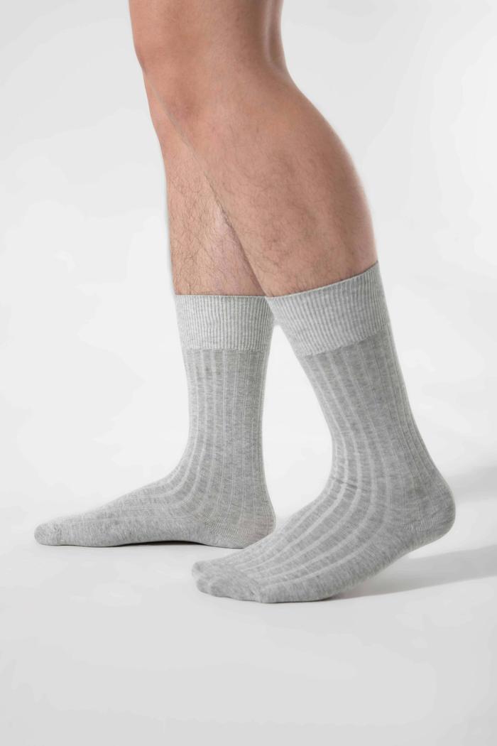 Combo 2 đôi Tất cổ dài Cotton Ribbed Coolmate - undefined