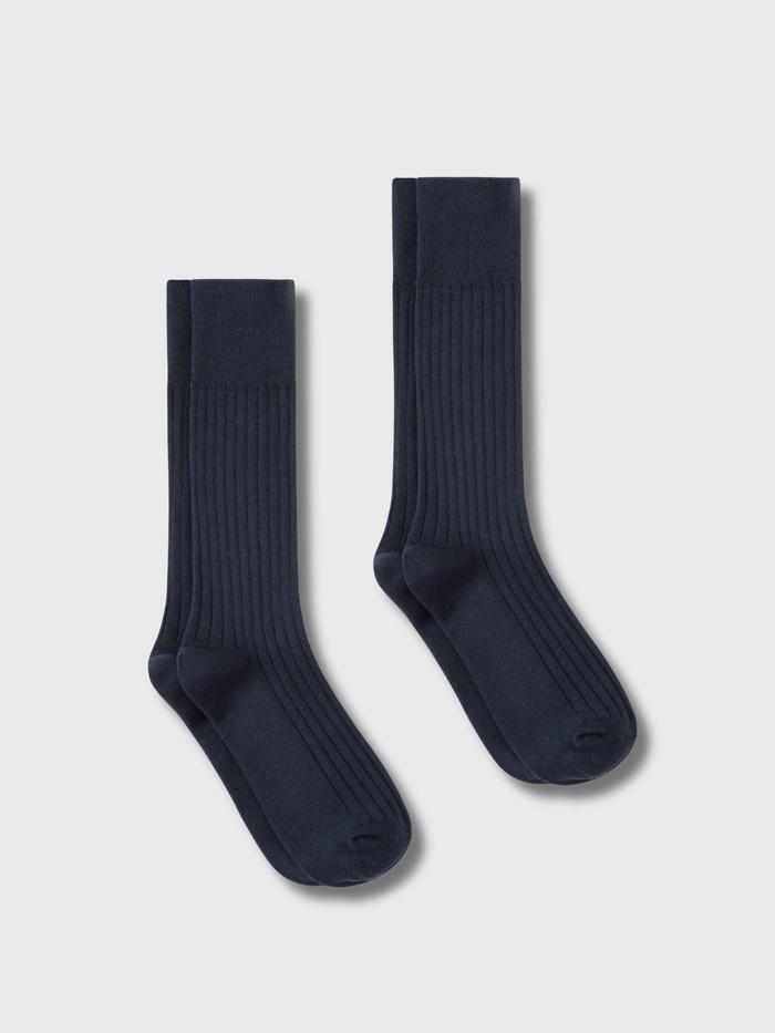 Combo 2 đôi Tất cổ dài Cotton Ribbed Coolmate - undefined