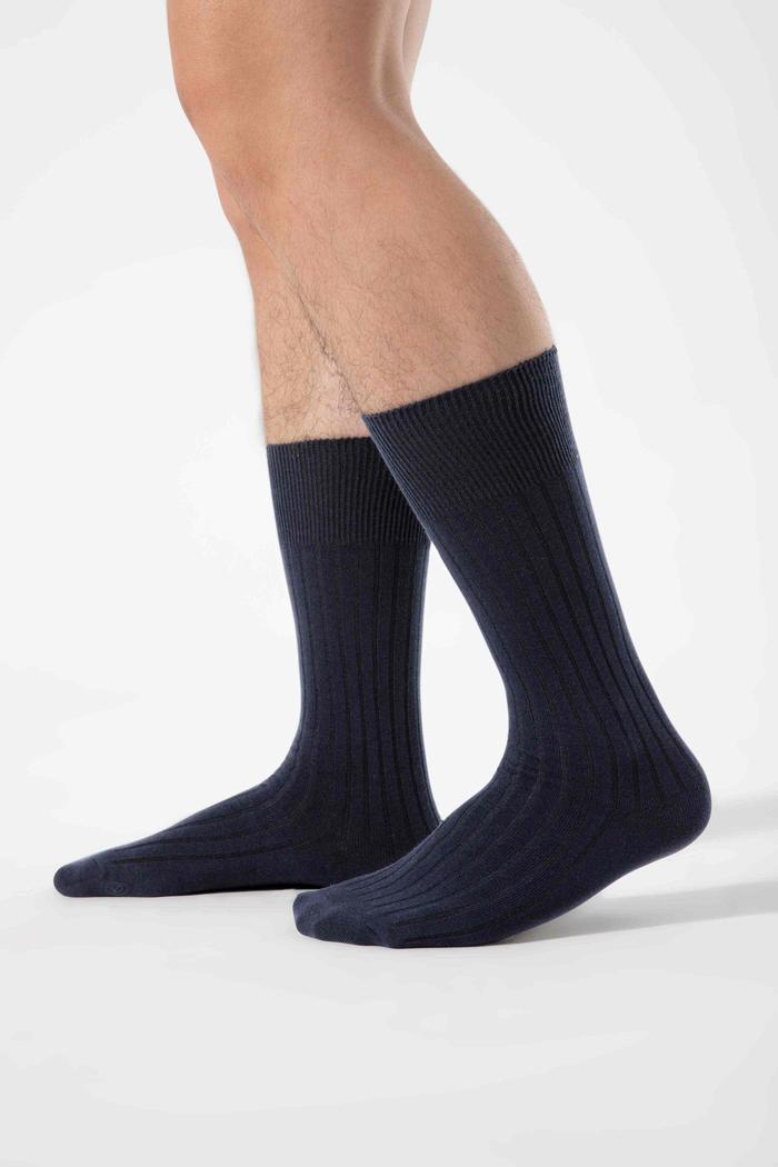 Combo 2 đôi Tất cổ dài Cotton Ribbed Coolmate - undefined