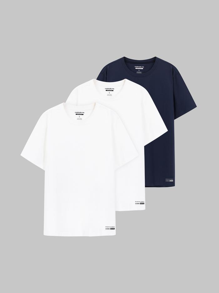 Combo 3 Áo Thun Nam Cotton Compact - undefined