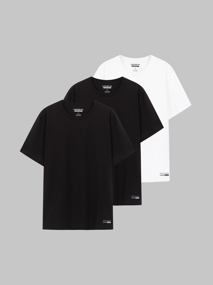 Combo 3 Áo Thun Nam Cotton Compact - undefined