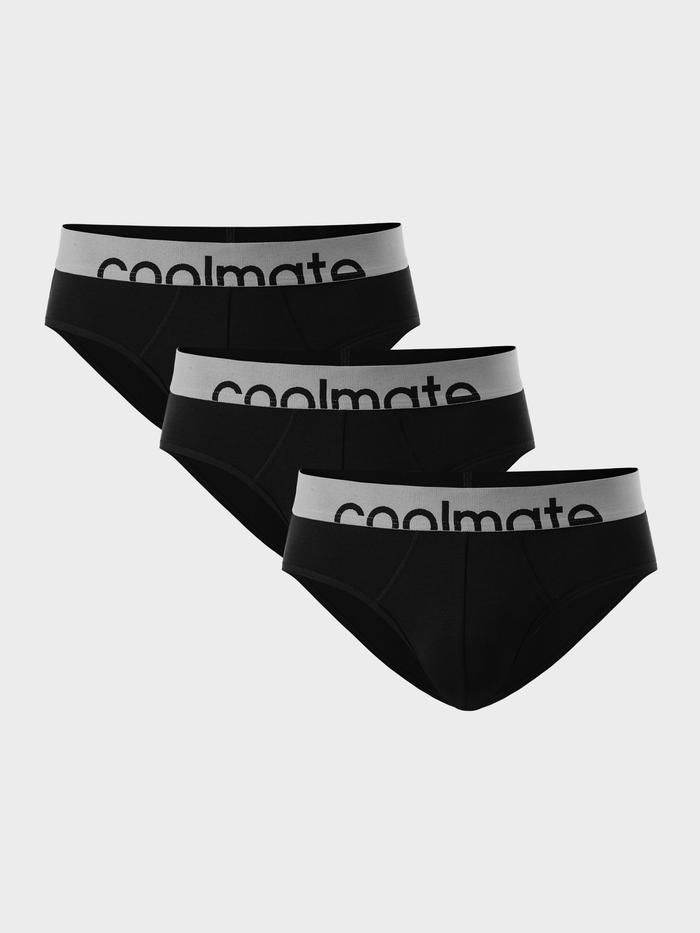 Combo 3 Quần Lót Nam tam giác Lenzing Modal cạp logo Coolmate - undefined