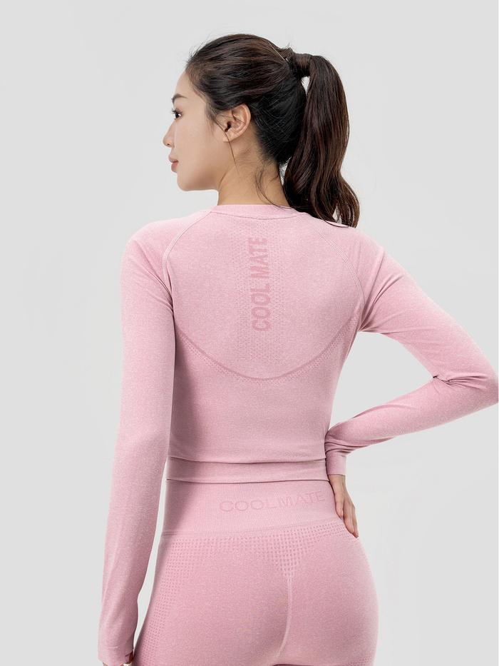 Croptop dài tay thể thao Vital Seamless - undefined