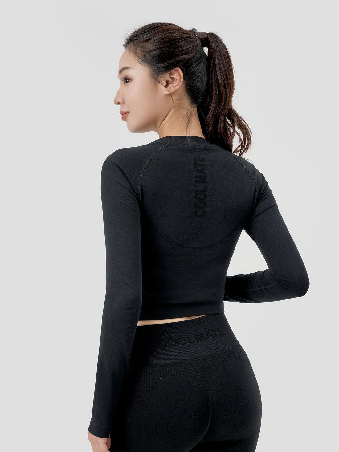 Croptop dài tay thể thao Vital Seamless - undefined