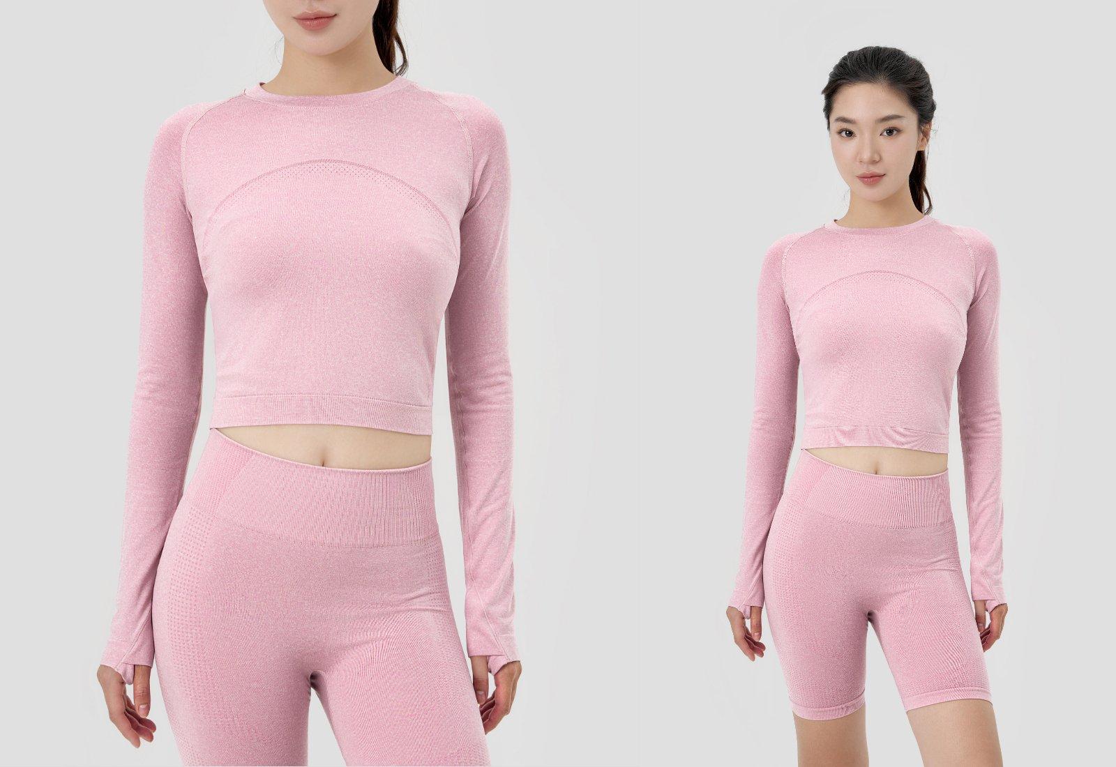 Croptop dài tay thể thao Vital Seamless