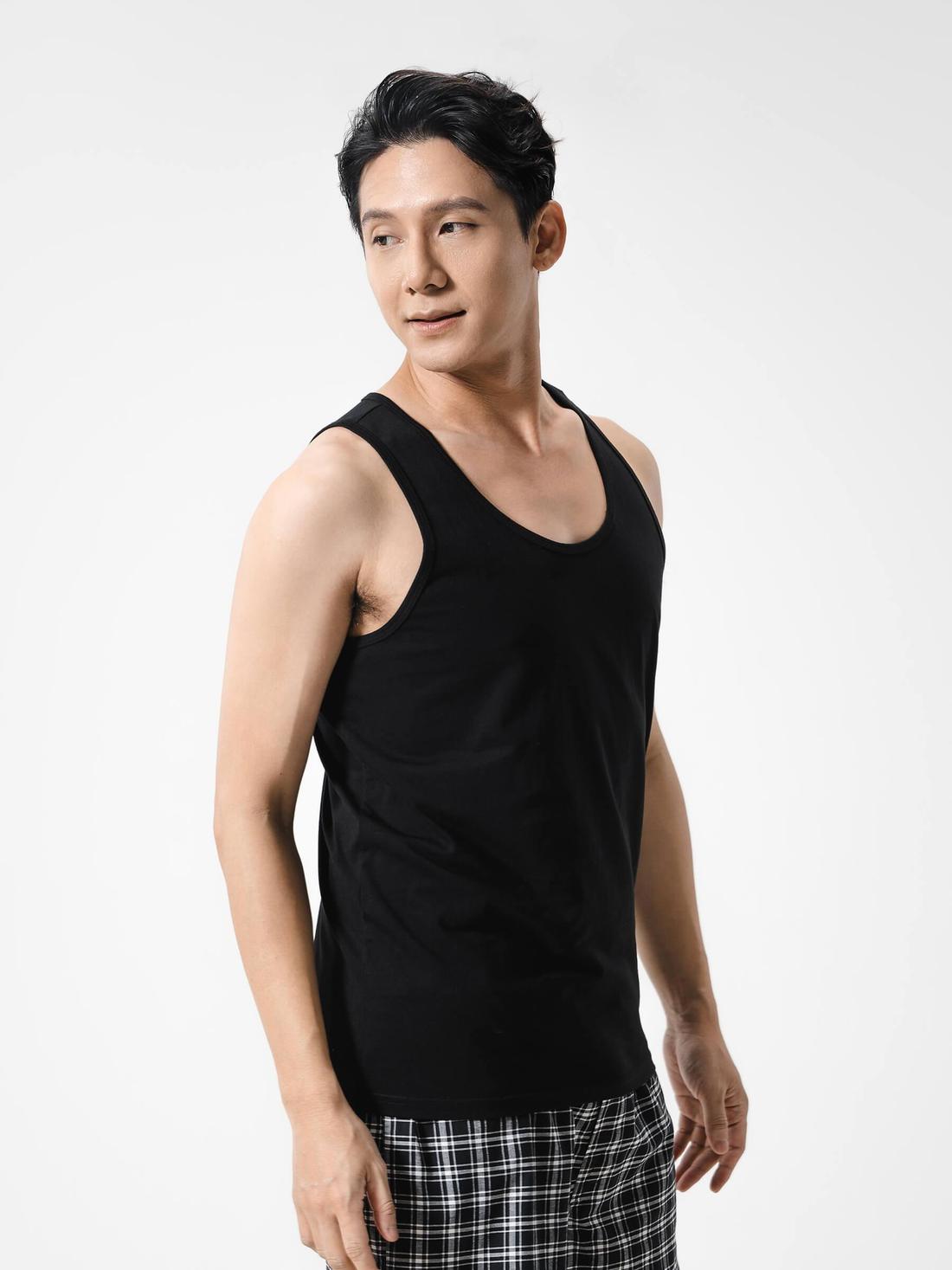 Combo 3 Áo ba lỗ 100% Cotton - undefined