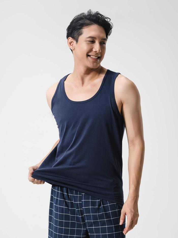 Combo 3 Áo ba lỗ 100% Cotton - undefined