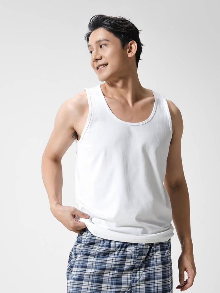 Combo 3 Áo ba lỗ 100% Cotton - undefined