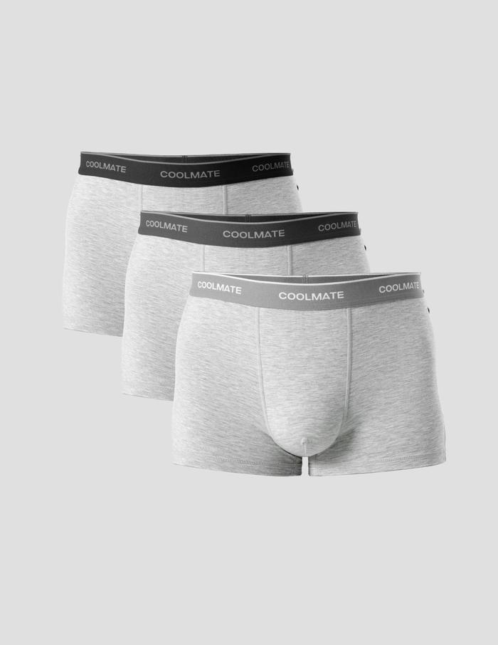 Pack 3 Quần Lót Nam Trunk Modal Melange - undefined