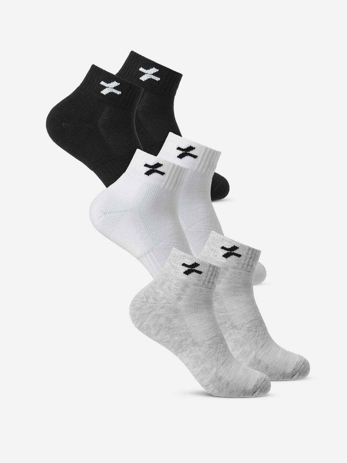 Pack 3 Tất Active cổ trung - undefined