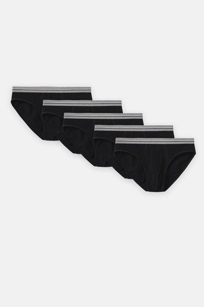 Pack 5 Quần Lót Nam Brief Cotton Basics - undefined