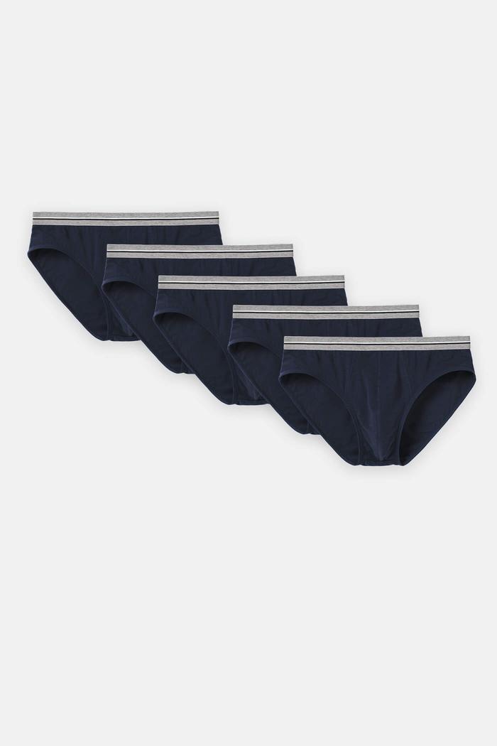 Pack 5 Quần Lót Nam Brief Cotton Basics - undefined