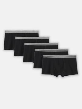 Pack 5 Quần Lót Nam Trunk Cotton Basics - undefined
