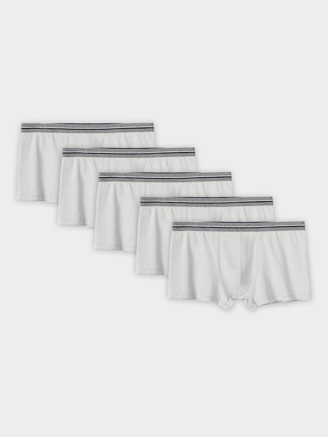 Pack 5 Quần Lót Nam Trunk Cotton Basics - undefined