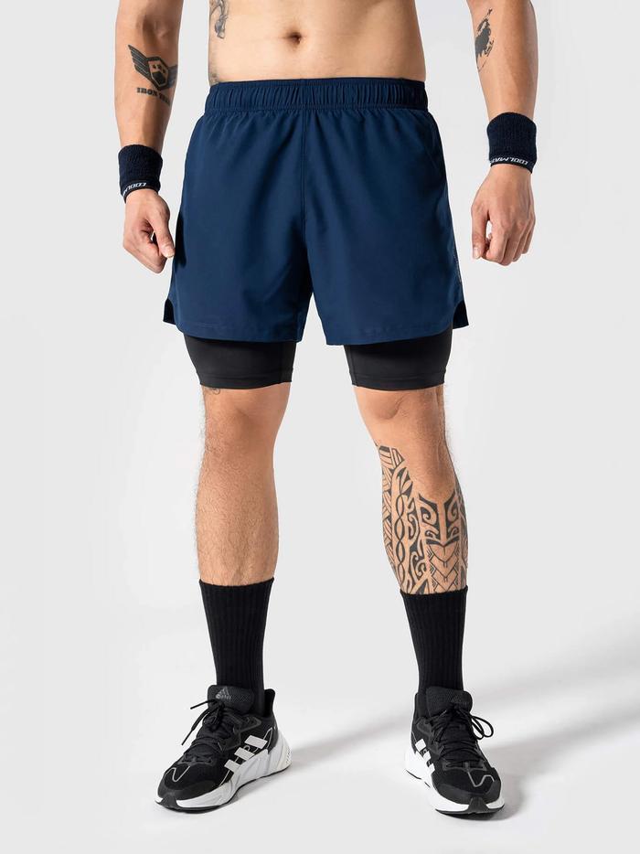 Quần Shorts Nam Gym Power 2 lớp - undefined