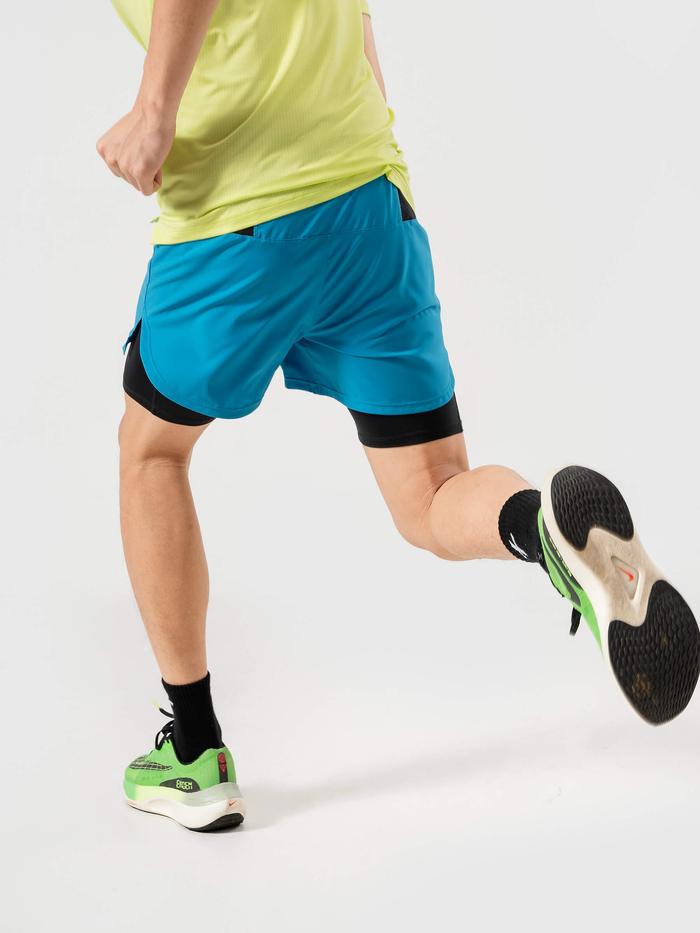 Quần Shorts Chạy Bộ 2 lớp Fast & Free III - undefined