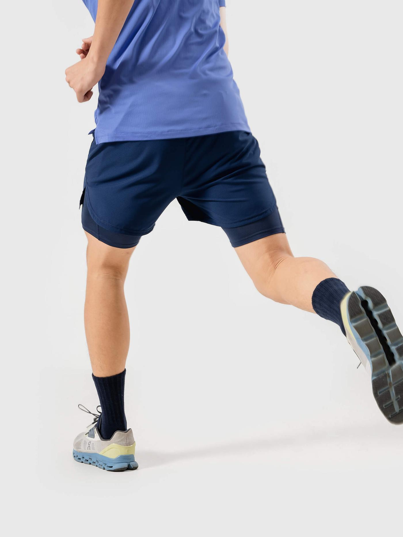 Quần Shorts Chạy Bộ 2 lớp Fast & Free III - undefined