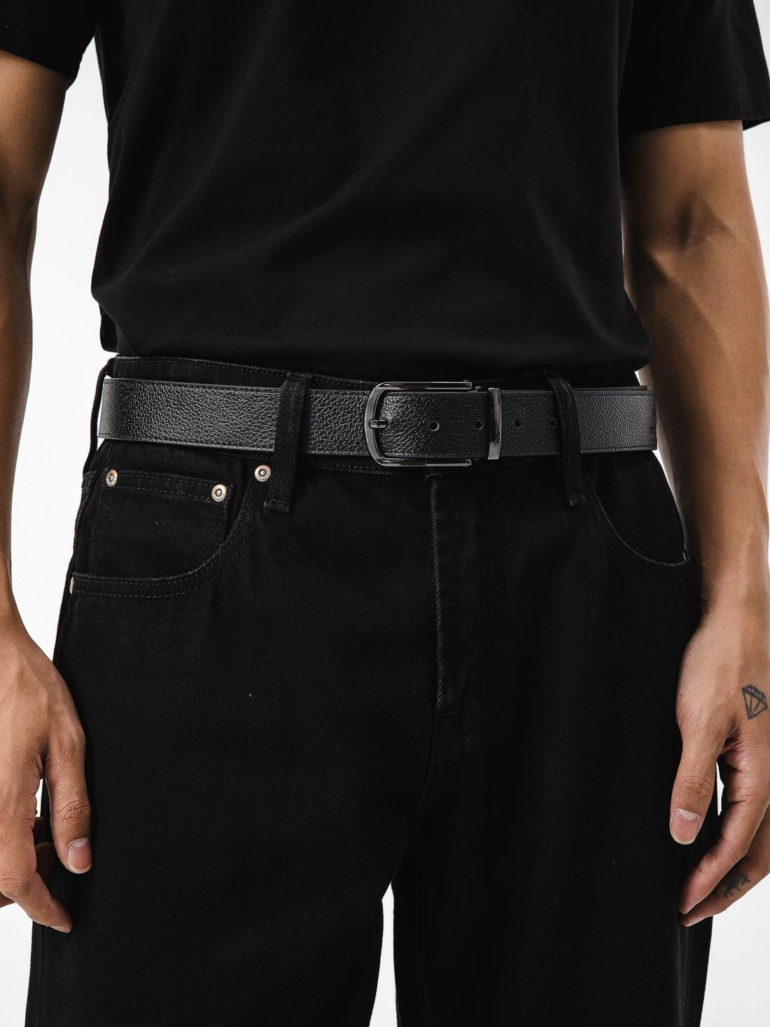 Thắt lưng nam Coolmate da bò Mill khoá gài kim - undefined
