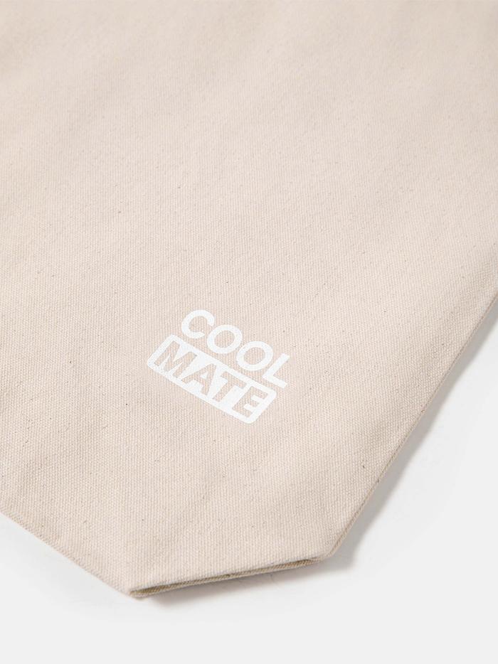 Túi Tote Canvas in logo Coolmate - undefined