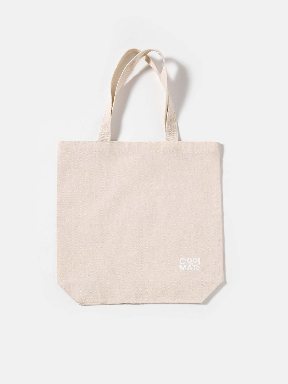 Túi Tote Canvas in logo Coolmate - undefined
